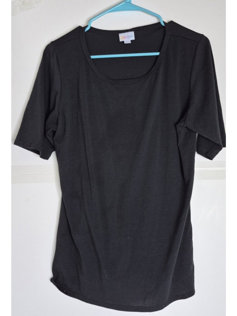 Lularoe Short Sleeve Black Tshirt Women's Size XL